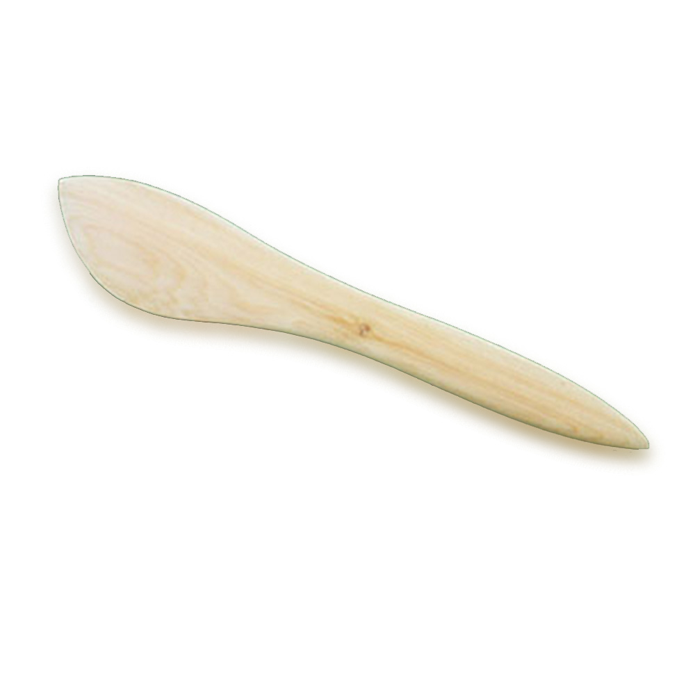 Dřevěný nůž-máslo střední, jalovec, 180x30x6